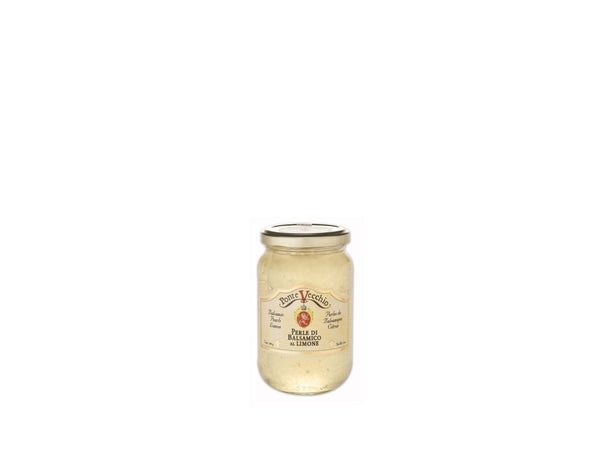 PONTEVECCHIO WHITE BALSAMIC PEARLS WITH "LEMON" FLAVOUR 370G