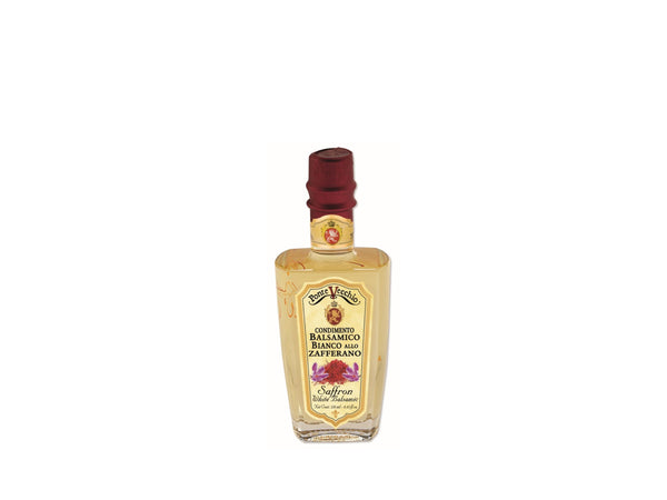 PONTEVECCHIO WHITE BALSAMIC VINEGAR WITH SAFFRON 250ML