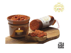 SUPPA PREMIUM ITALIAN SPICY BEEF NDUJA SAUSAGE 0.500GR V.W