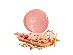 BEEF MORTADELLA HALAL WITH PISTACHIOS 5 KG V.W.