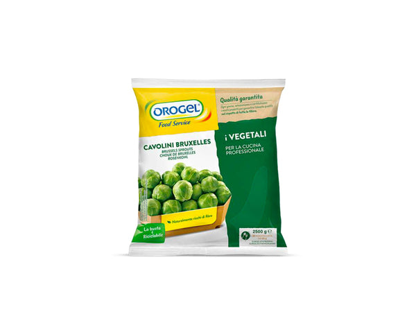 OROGEL FROZEN BRUSSELS SPROUTS 2.5KG BAG