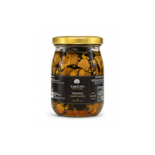 TARTUFO D'AUTORE BLACK TRUFFLE CARPACCIO IN EVO 500GR