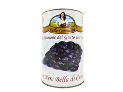 CONTADINA BELLA CERIGNOLA BLACK OLIVES 4250G TIN