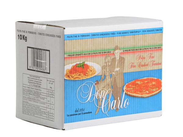 DON CARLO EXTRA FINE CRUSHED TOMATOES 10KG BOX