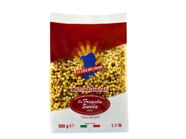 SMERALDA SARDINIAN FREGOLA PASTA  500G