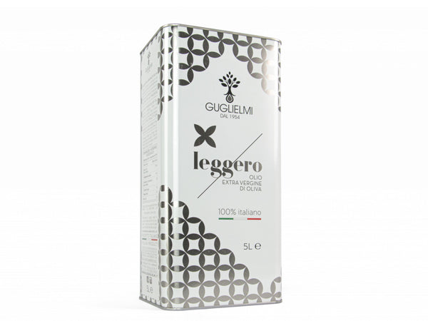 GUGLIELMI EXTRA VIRGIN OLIVE OIL LEGGERO 2X5LT