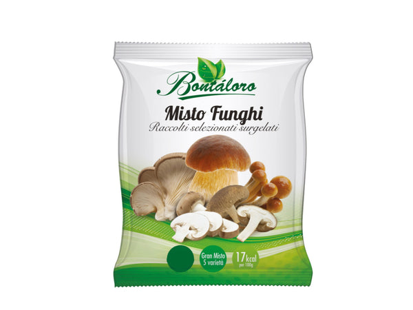 MANZONI FROZEN MIXED MUSHROOMS WITH PORCINI MUSHROOMS  1KG
