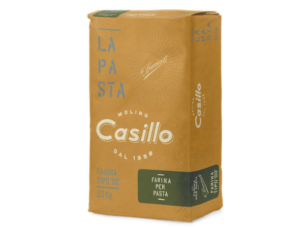 CASILLO SOFT WHEAT TYPE 00 FLOUR FOR PASTA - 25 KG BAG