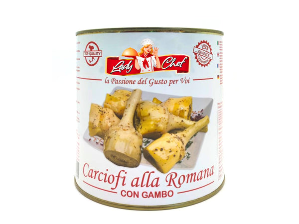 CONTADINA ROMAN-STYLE ARTICHOKES WITH STEM IN OIL 2650G TIN
